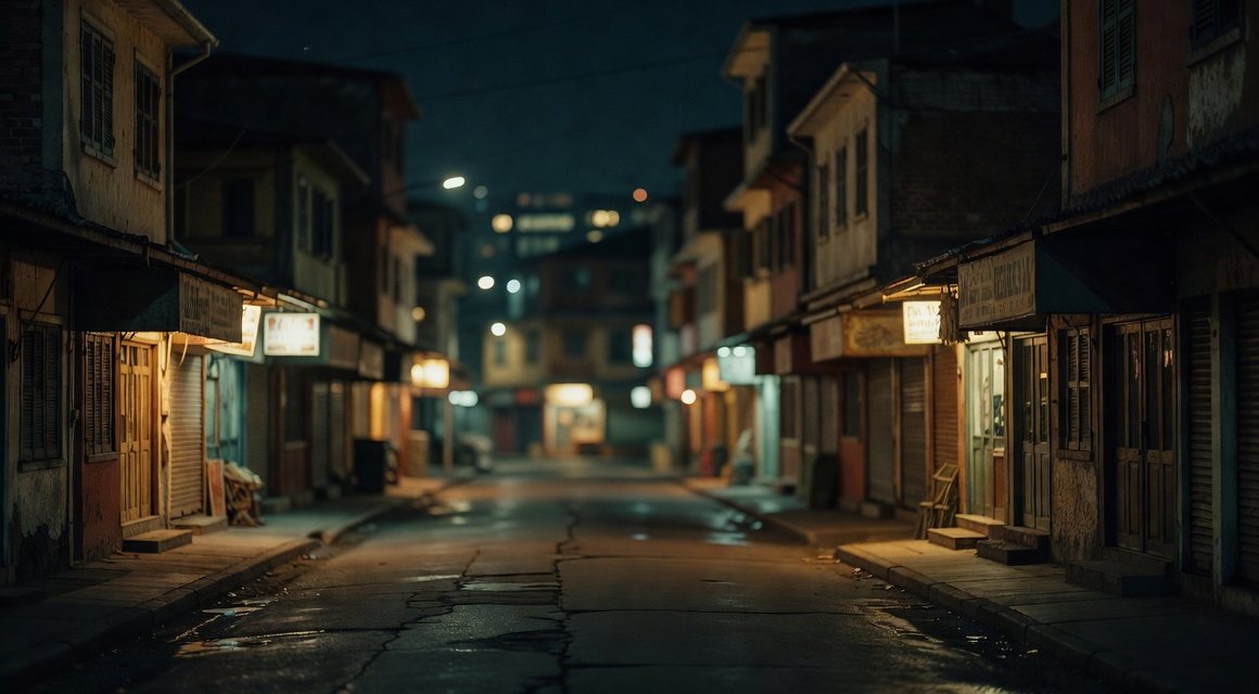 야간 생활 상권 거리 이미지 — 여수 구역별 안내